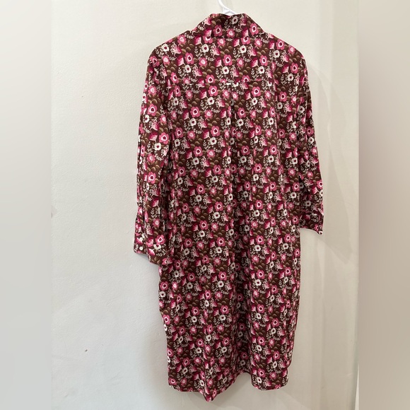 J. McLaughlin Berlin Dress - Coffee and Pink mountain floral - NWT - XL - Picture 6 of 6